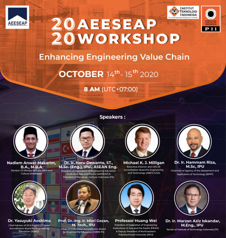 Workshop AEESEAP 2020, Ajang Meningkatkan Profesionalitas Insinyur Workshop AEESEAP 2020, Ajang Meningkatkan Profesionalitas Insinyur